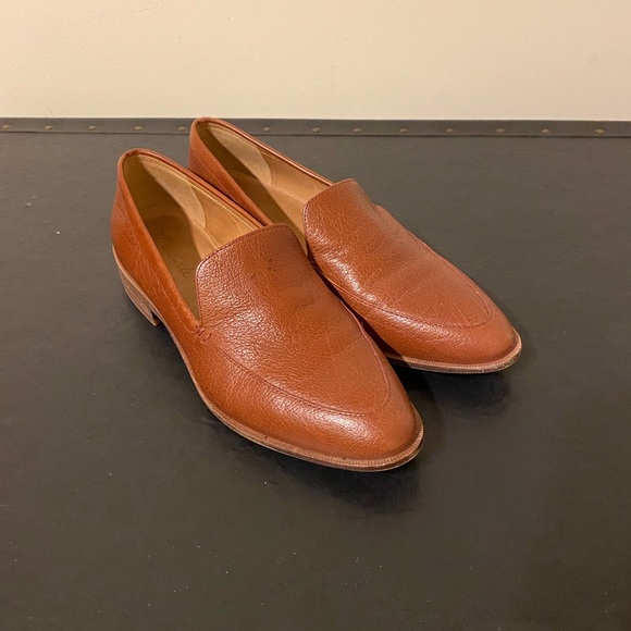 Madewell Women’s Tan Leather Slip-On Loafers, Classy and Stylish, Size 8.5. - Picture 3 of 12